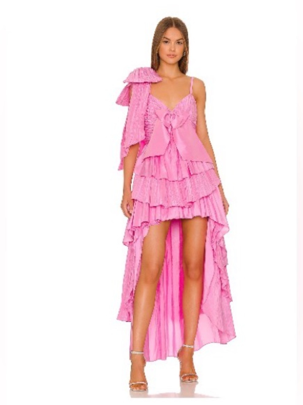 LoveShackFancy Raylene
High Low Pink Bow size 4